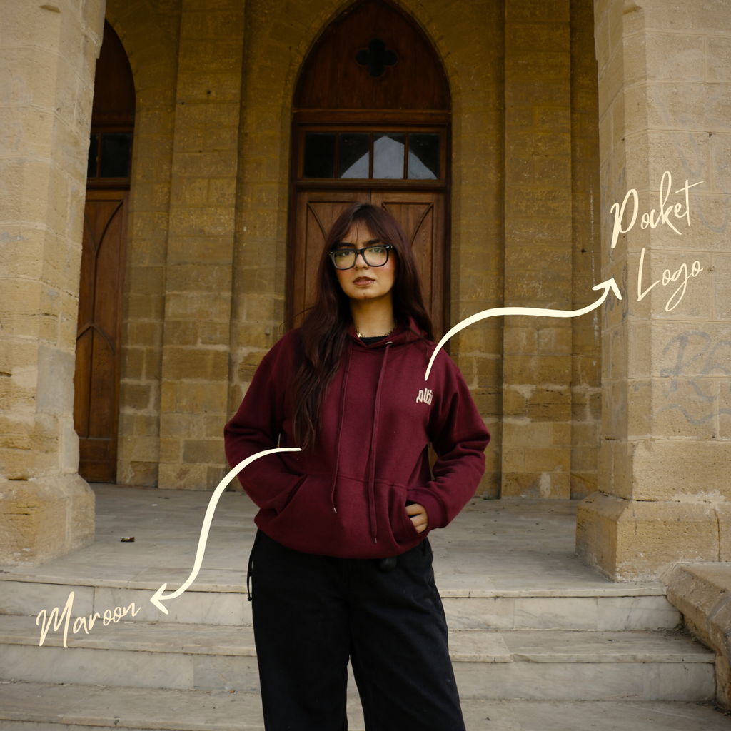 Maroon Hoodie - G.O.O.D  K.I.D  ,  M.A.A.D  C.I.T.Y