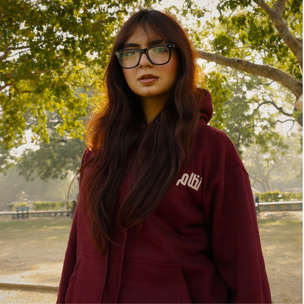 Maroon Hoodie - G.O.O.D  K.I.D  ,  M.A.A.D  C.I.T.Y